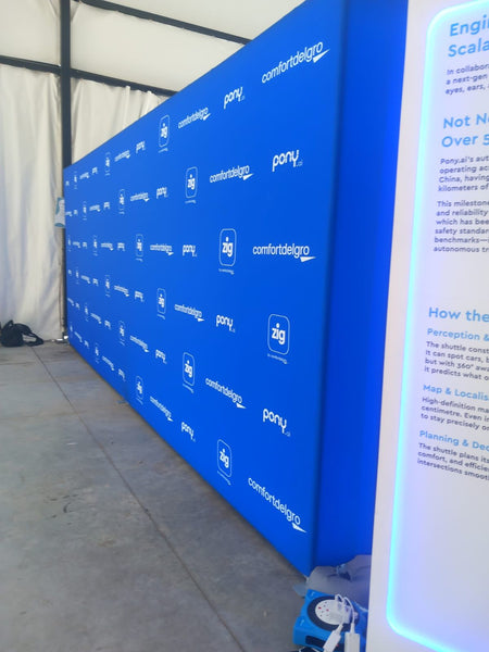 CDG Roadshow Backdrop Installation 2025 @ Punggol