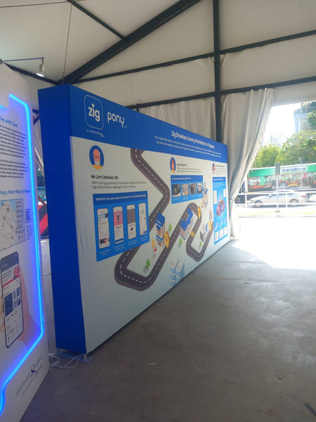 CDG Roadshow Backdrop Installation 2025 @ Punggol