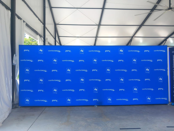 CDG Roadshow Backdrop Installation 2025 @ Punggol