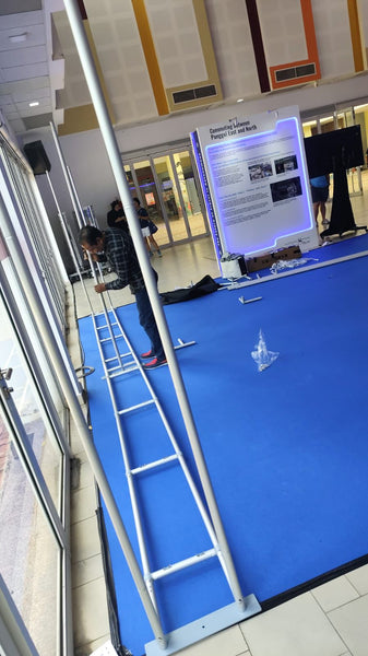 CDG Roadshow Backdrop Installation 2025 @ Punggol
