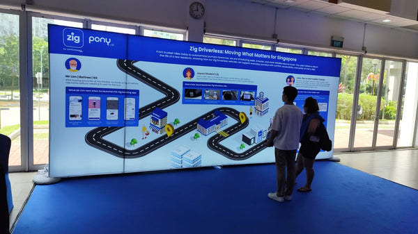 CDG Roadshow Backdrop Installation 2025 @ Punggol