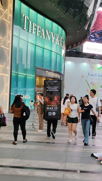 Human Billboard Marketing Activation for Vincenzo Capuano @ One Raffles Place & Stadium