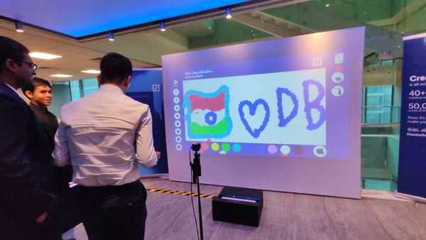 Interactive Graffiti @ Deutsche Bank