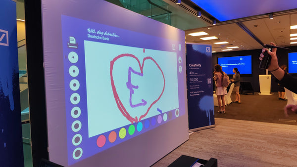 Interactive Graffiti @ Deutsche Bank