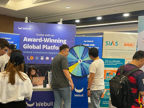 Webull Booth @ CGS Conference