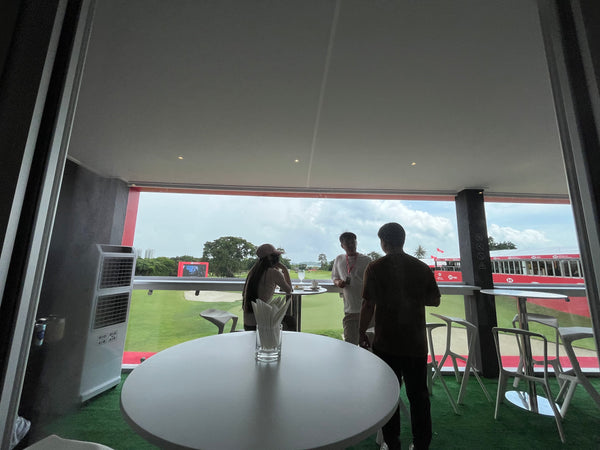 Nunchi Marine Viewing Gallery Set Up @ HSBC Women's Championship