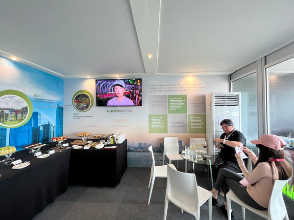 Nunchi Marine Viewing Gallery Set Up @ HSBC Women's Championship