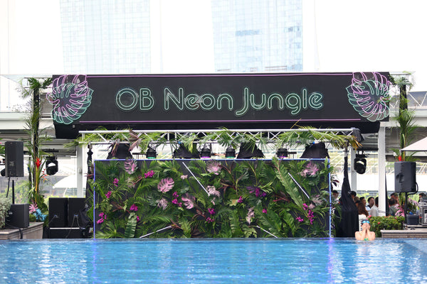 OB Neon Party @ The Fullerton Bay Hotel Singapore