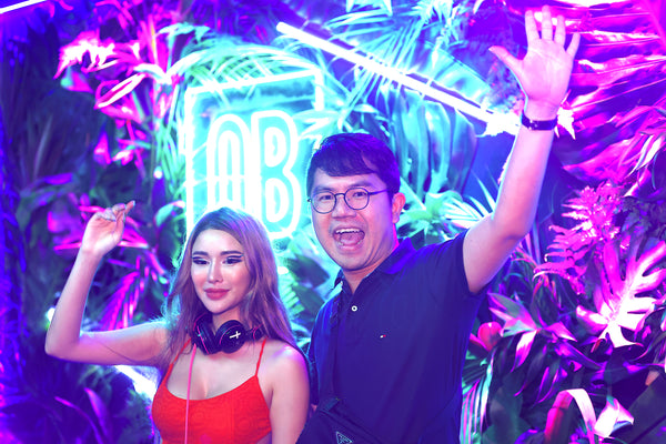 OB Neon Party @ The Fullerton Bay Hotel Singapore