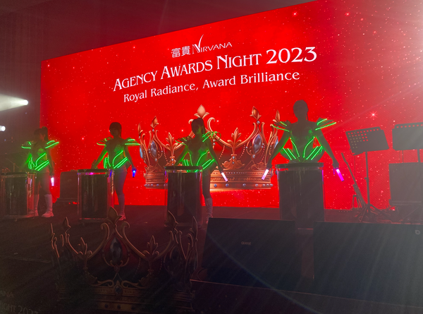 Nirvana Agency Awards Night 2023 - LED Drummers