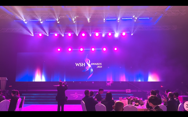 3D Mapping Interactive Dancers for WSH Awards 2023 @ Resorts World Sentosa