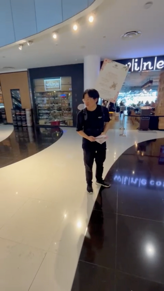 Human Billboard Marketing Activation for Bonia @ Northpoint City