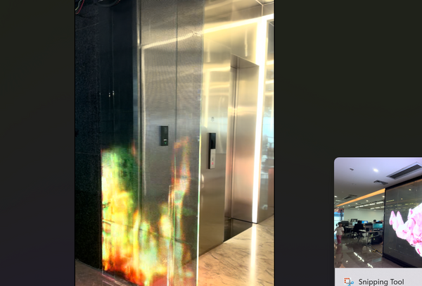 Holographic LED