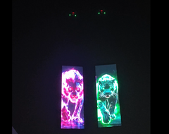 Aerial LED Projection