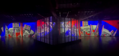 Holographic LED 3D Cube Launch