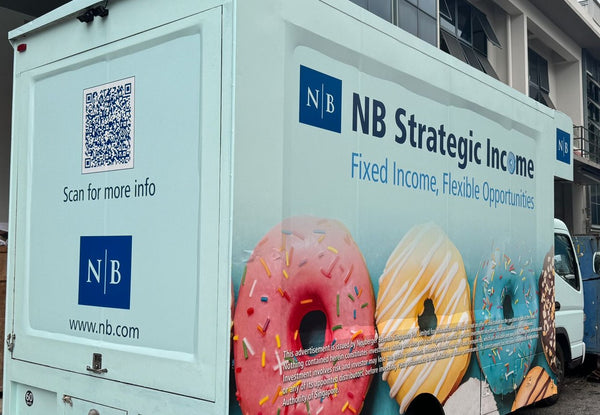 NB Strategic Income Marketing Truck @ OUE Sky