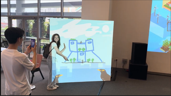 Interactive Doodle Graffiti Wall 2025 @ NYP Nanyang Polytechnic