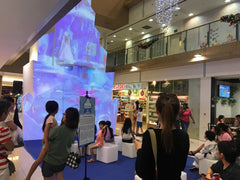 3d projection mapping Singapore Far East Malls Christmas Activation 2018 @ West Coast Plaza