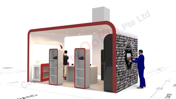 Canon Exhibition Booth 3D Exhibition Booth Design | Ooffle