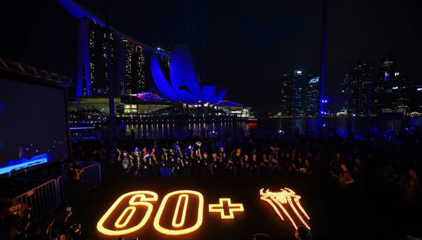 Earth Hour 2014 @ Marina Floating Bay Platform