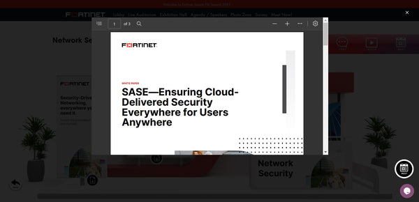 Fortinet Secure FSI Summit 2021