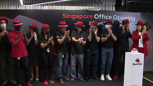 Redhat Office opening 2022 @ Raffles place