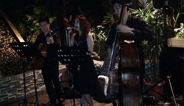 Jazz trio @ Au Jardin Petite Restaurant for Fine Dining VIP event | Jazz trio @ Au Jardin Petite Restaurant for Fine Dining VIP event
