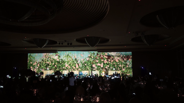 Wedding Immersive 3D Mapping Luxury @ Ritz Carlton