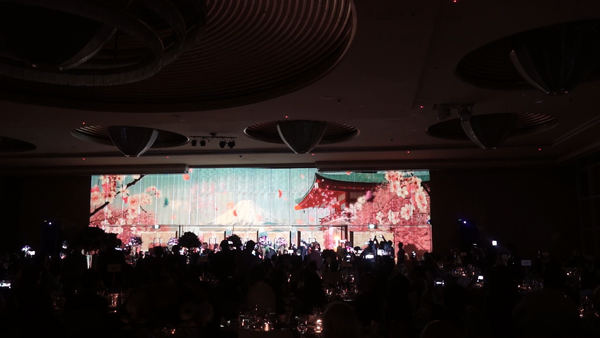 Wedding Immersive 3D Mapping Luxury @ Ritz Carlton