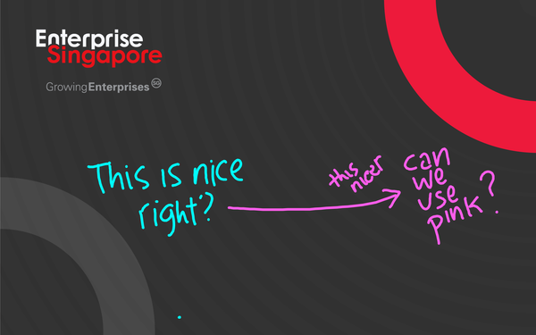 Enterprise Singapore Interactive Digital Signature Doodle Wall @ Savor World