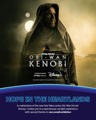 Obi-Wan Kenobi Disney+ Light Show Launch
