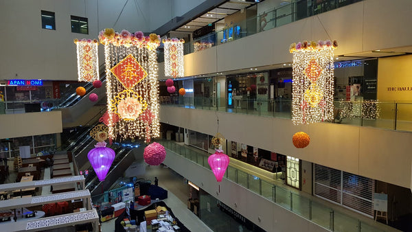 Seletar Mall Chinese New Year 2019 Decoration @ Seletar Mall Exhibition Booth Design | Ooffle