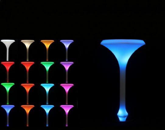LED Bar Tables / LED Bar Stools Rent