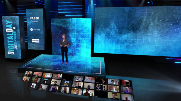 Virtual Stage in 3D Auditorium