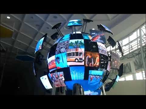 Globe Spherical LED Wall