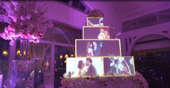 Wedding Private Event Singapore Cake Mapping Projection @ Fullerton Bay Hotel