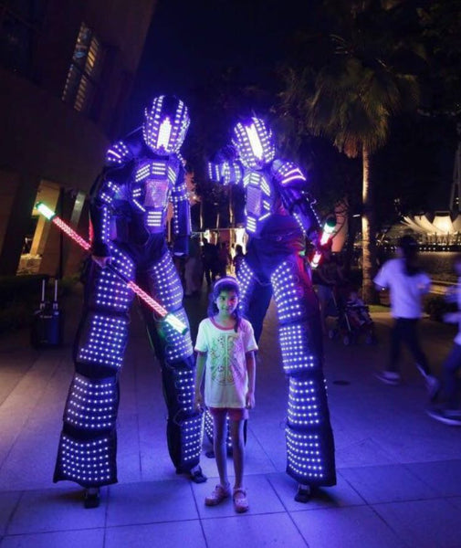 Led Robots / Stiltwalkers