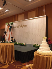 Wedding Private Event Singapore Lester &amp; Stephanie Wedding Backdrop