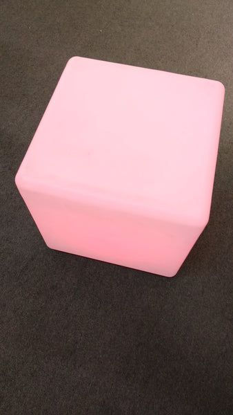 LED Multi Color Cube Chair