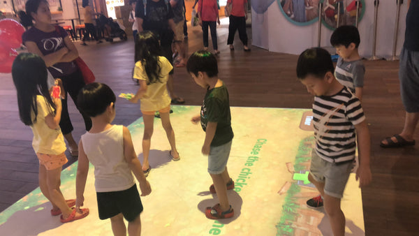 Interactive Floor and Wall Games