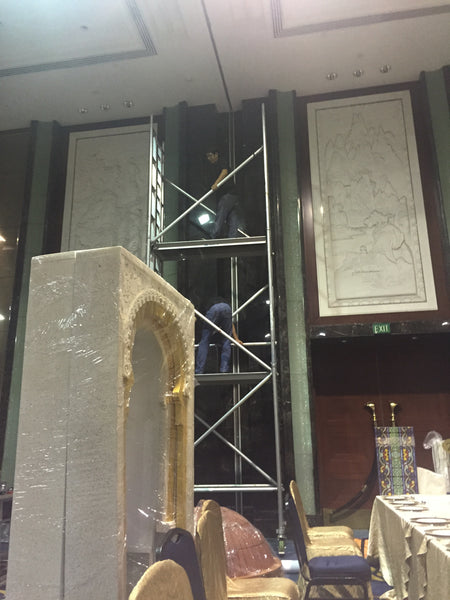 3D Projection Mapping March-In @ Shangri La