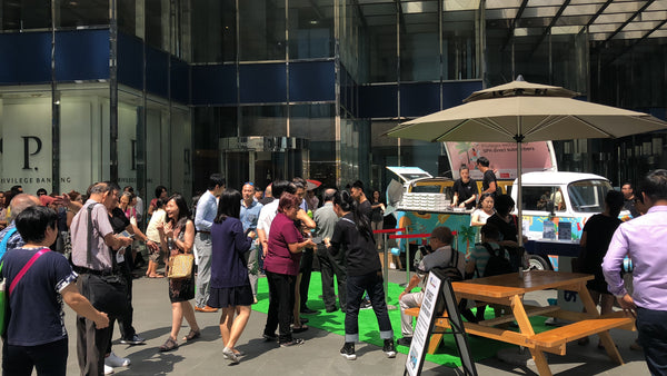 Experience SPH Rewards Roving Mobile Food Truck Exhibition Booth Design | 
Ooffle Corporate Event Organiser Singapore
