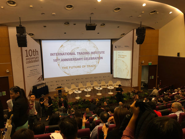 Projection Mapping @ International Trading Institute (ITI@SMU) 10th Anniversary Celebration Exhibition Booth Design | Ooffle