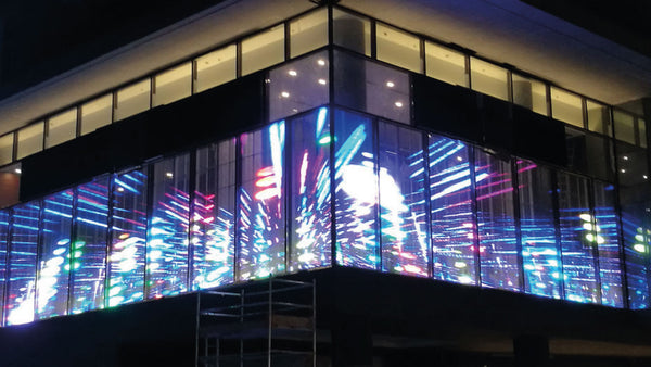 Mega Holographic LED Wall