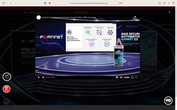 Fortinet Asia Security Automation Summit 2023 @ APAC