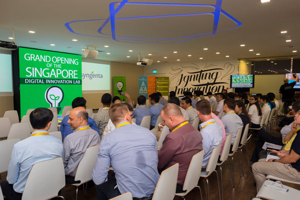 Syngenta Digital Innovation Lab grand opening @ Mapletree Business City Exhibition Booth Design | Ooffle