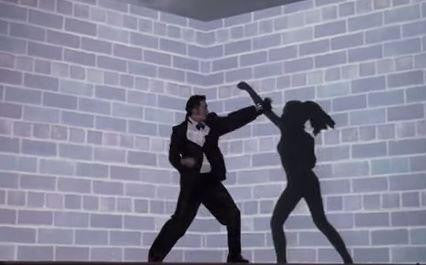 3D Video Projection Mapping Interactive Act