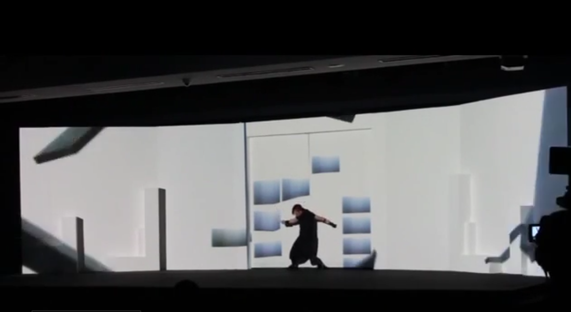 3D Video Projection Mapping Interactive Act