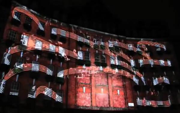 Landmark Projection Mapping for Launch or March In | Landmark Projection Mapping for Launch or March In