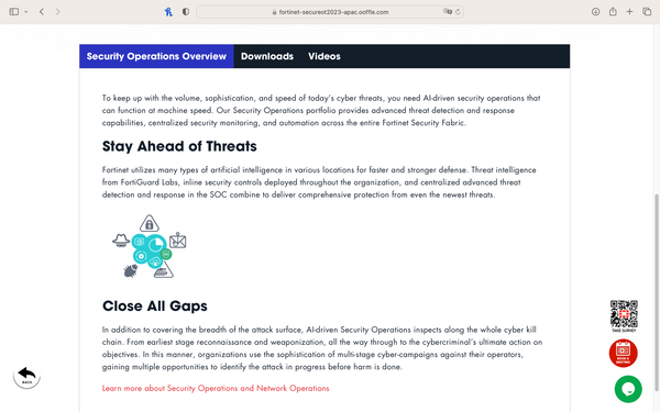 Fortinet Secure Operational Technology Summit 2023 @ APAC